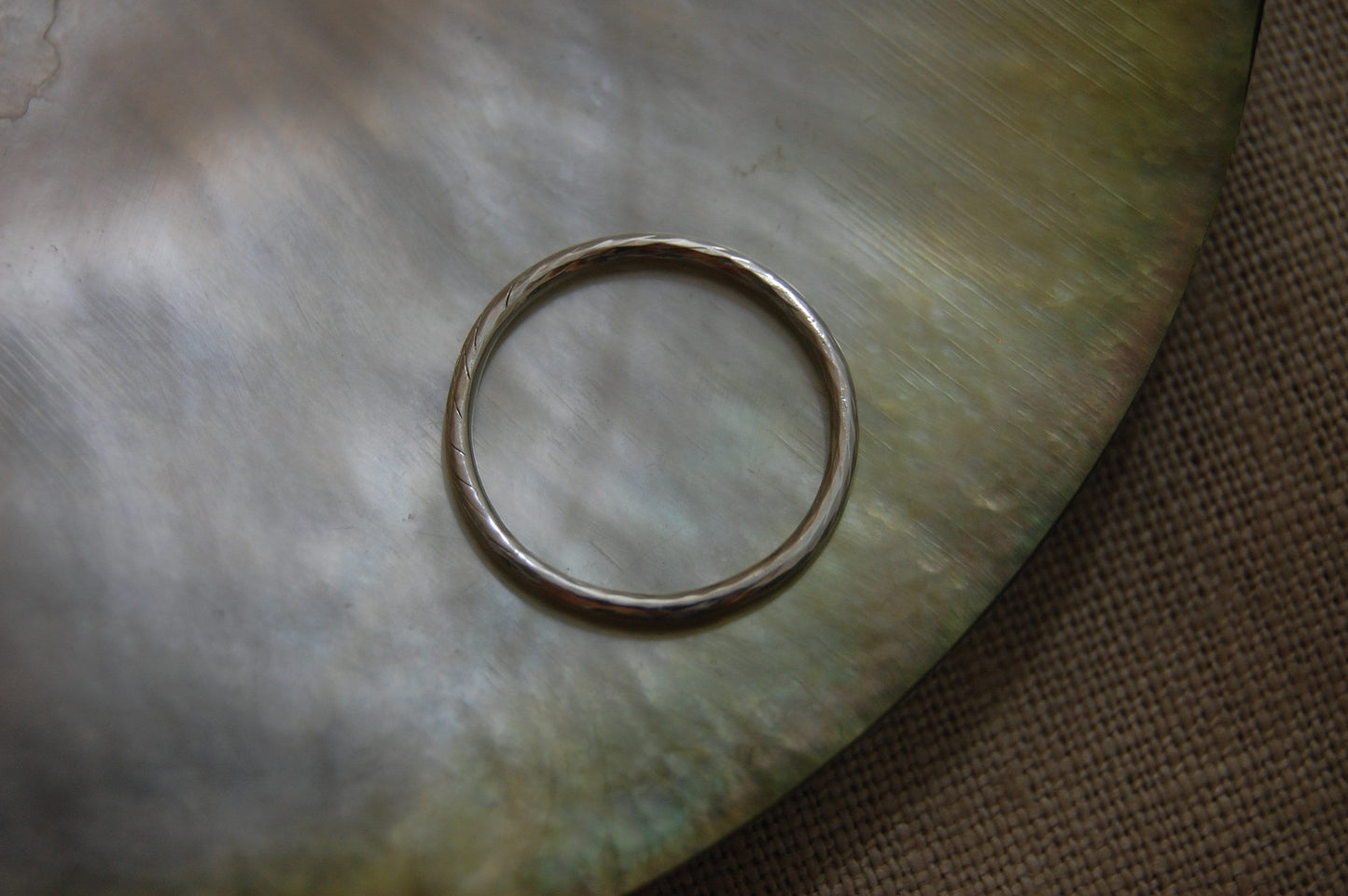 Alouette - Sterlium Plus® Silver Wedding Band Stacking Ring, FREE SHIP US