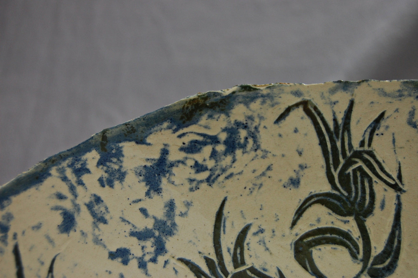 Summer Heat - Large Ceramic Serving Bowl, FREE SHIP US