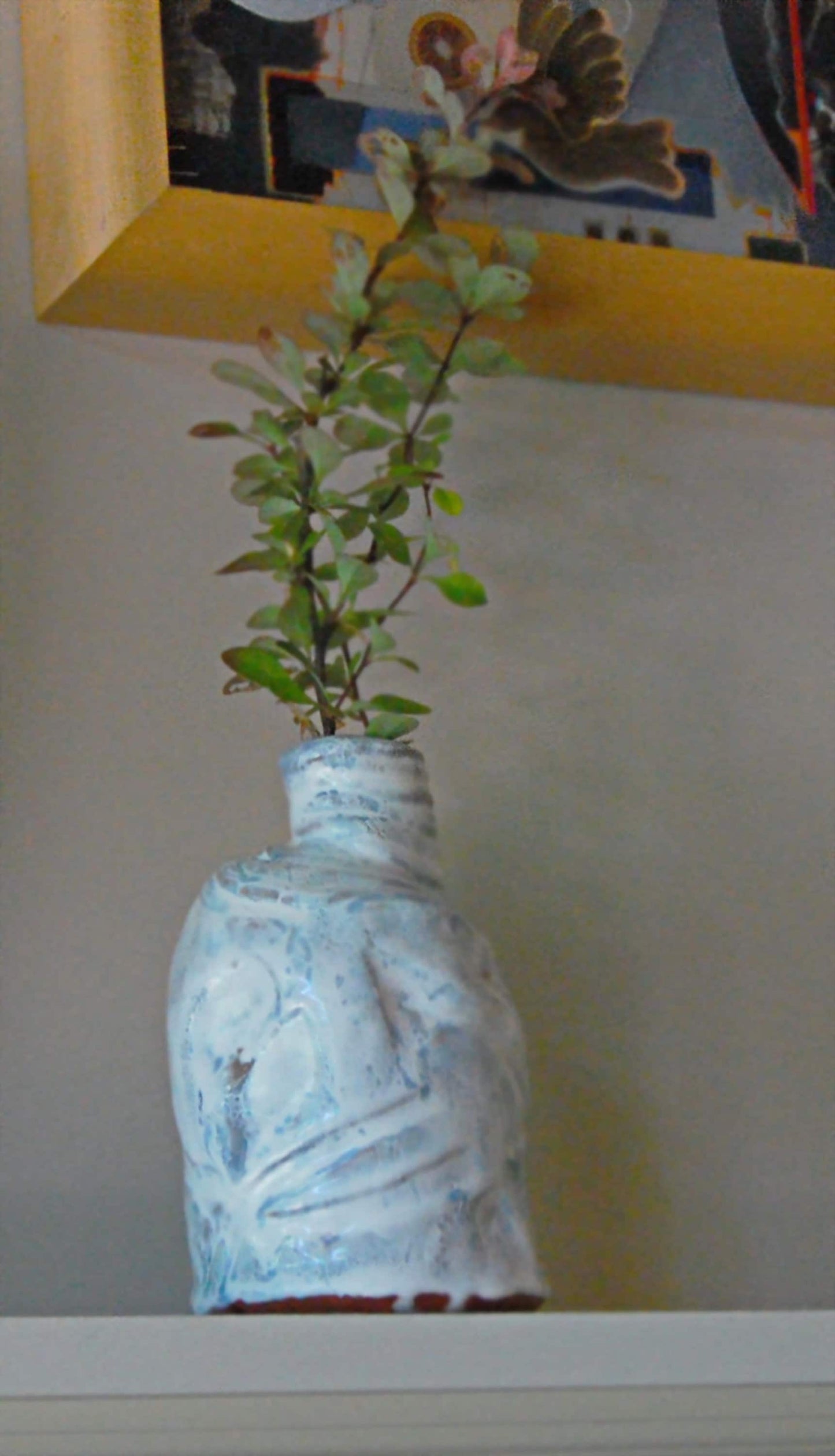 Emily - Ceramic Vase, hand built Ikebana Vase. FREE SHIPPING US.