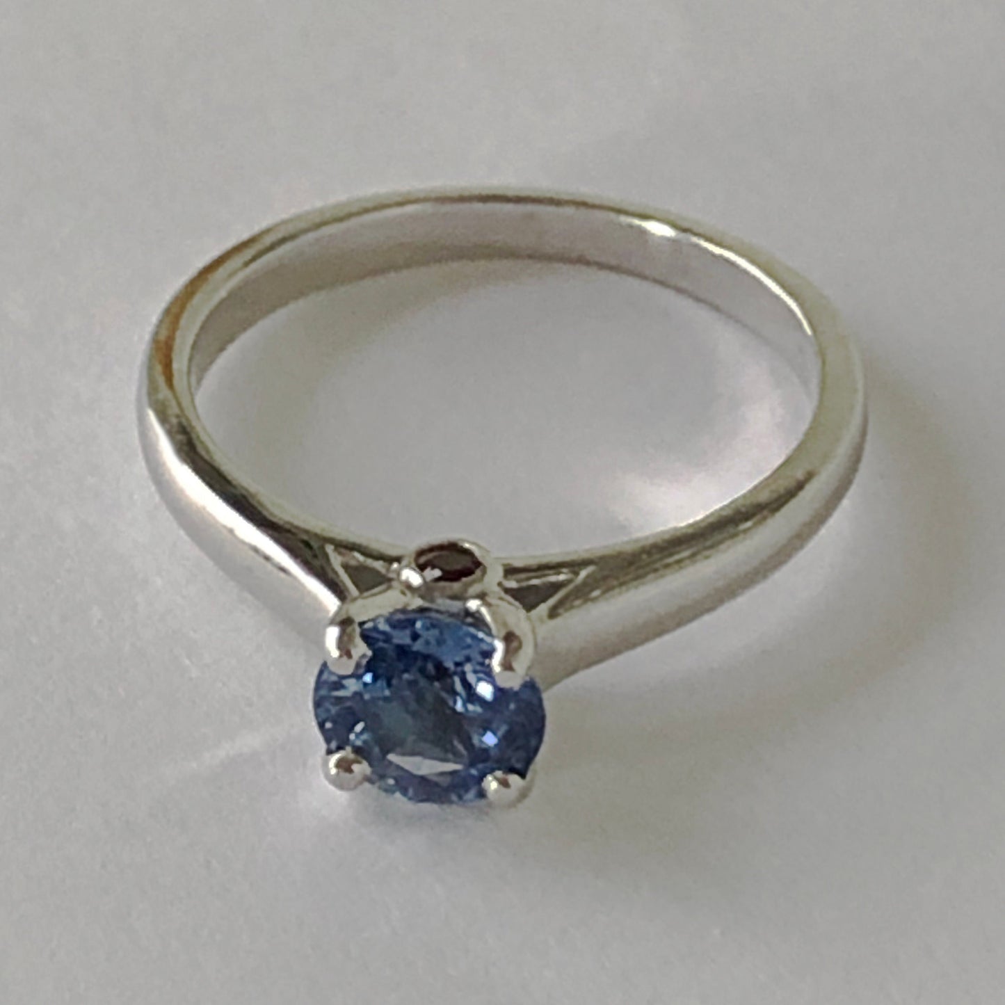 Amisha - Sapphire & Ruby Engagement Ring, Custom Order, Diamond Alternative, FREE SHIPPING US