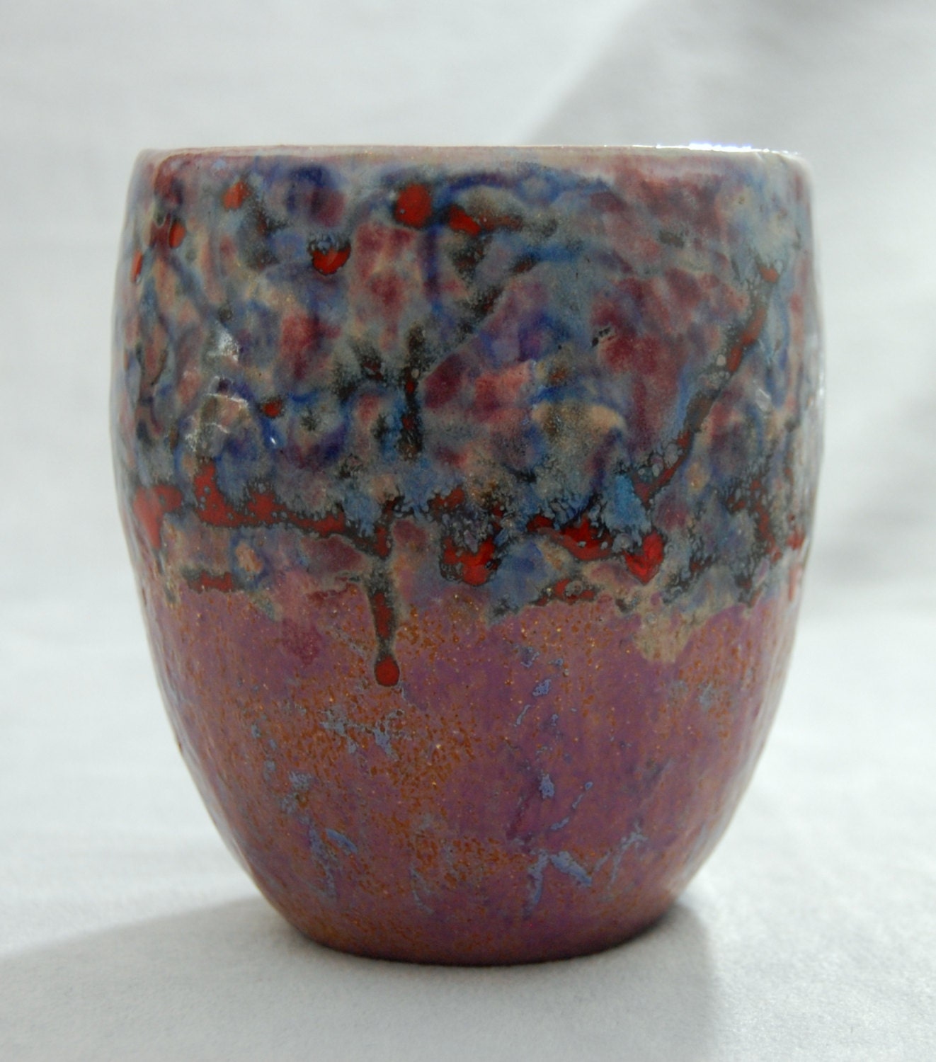 Full Circle - Versatile Handmade Stoneware Vase/Bowl - Functional and Decorative Art. FREE SHIPPING US