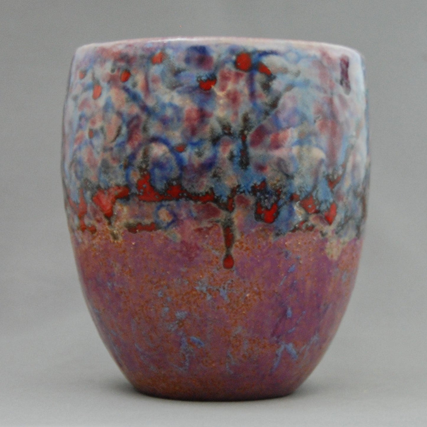 Full Circle - Versatile Handmade Stoneware Vase/Bowl - Functional and Decorative Art. FREE SHIPPING US