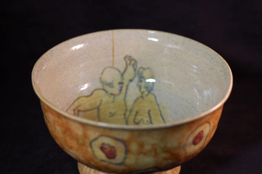 Conversation - Ceramic Serving Bowl, FREE SHIPPING US