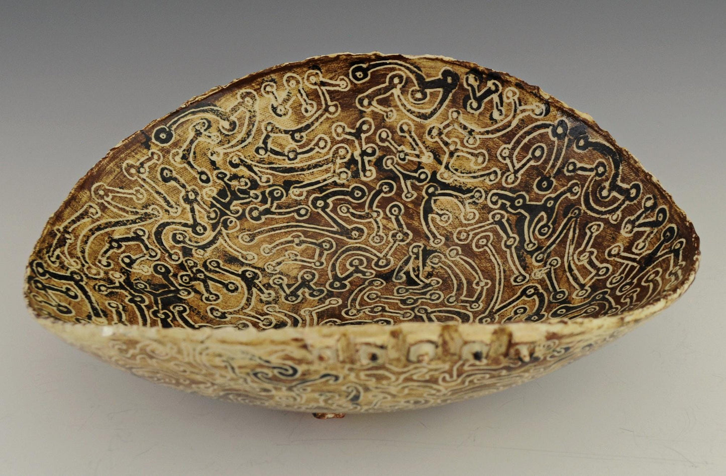Malmsey Mambo - Ceramic Bowl; Handcrafted Dance-inspired Bowl with Free US Shipping.