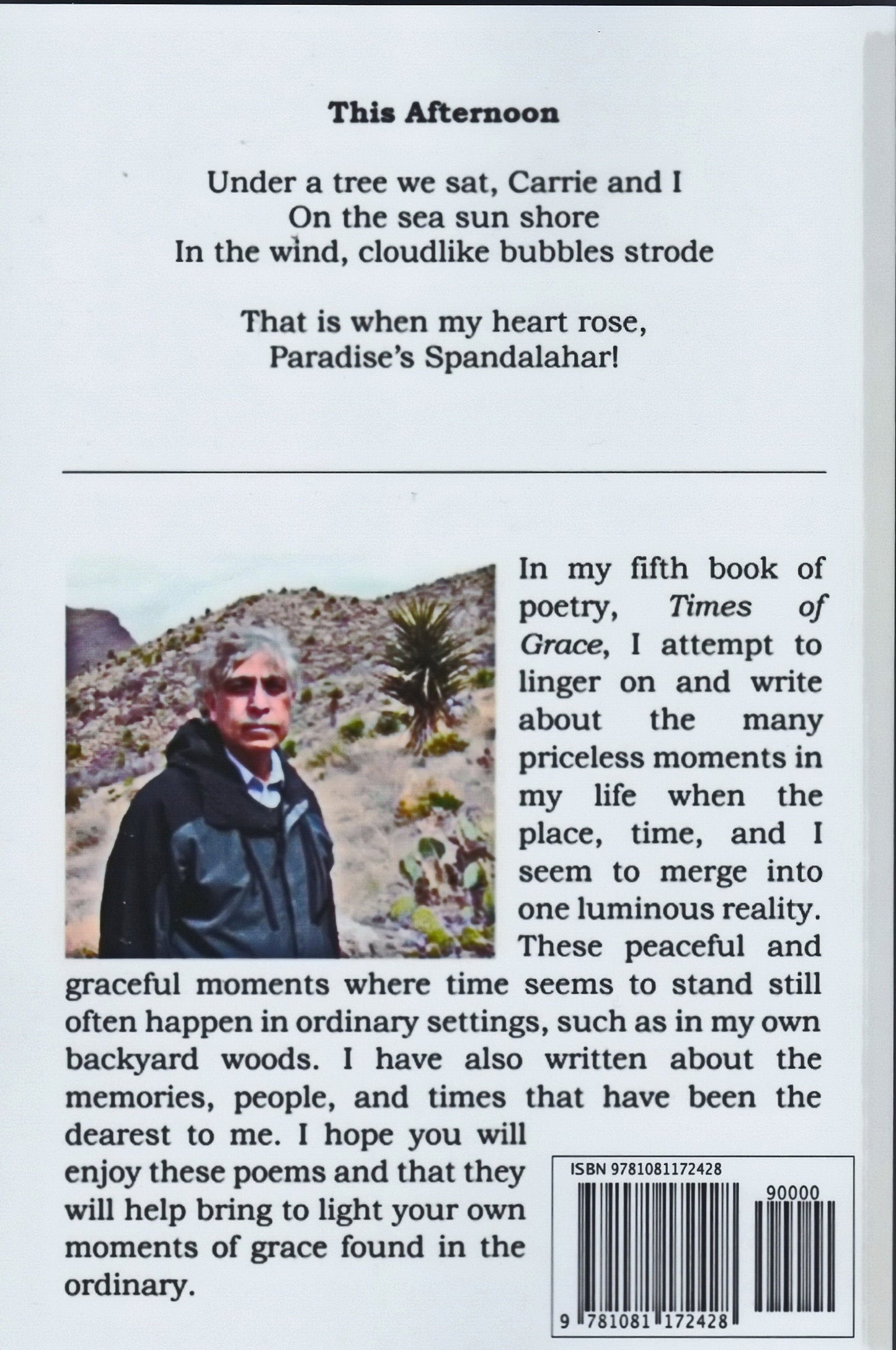 Poetry Book - Times of Grace by Vijay Singh