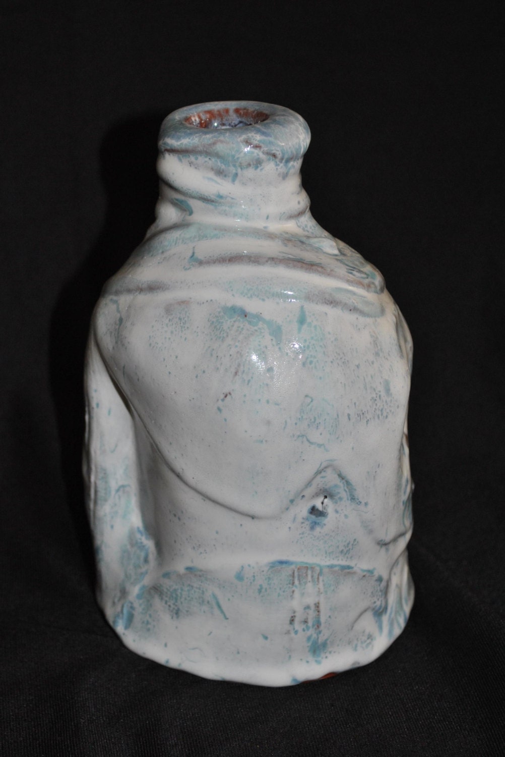 Emily - Ceramic Vase, hand built Ikebana Vase. FREE SHIPPING US.
