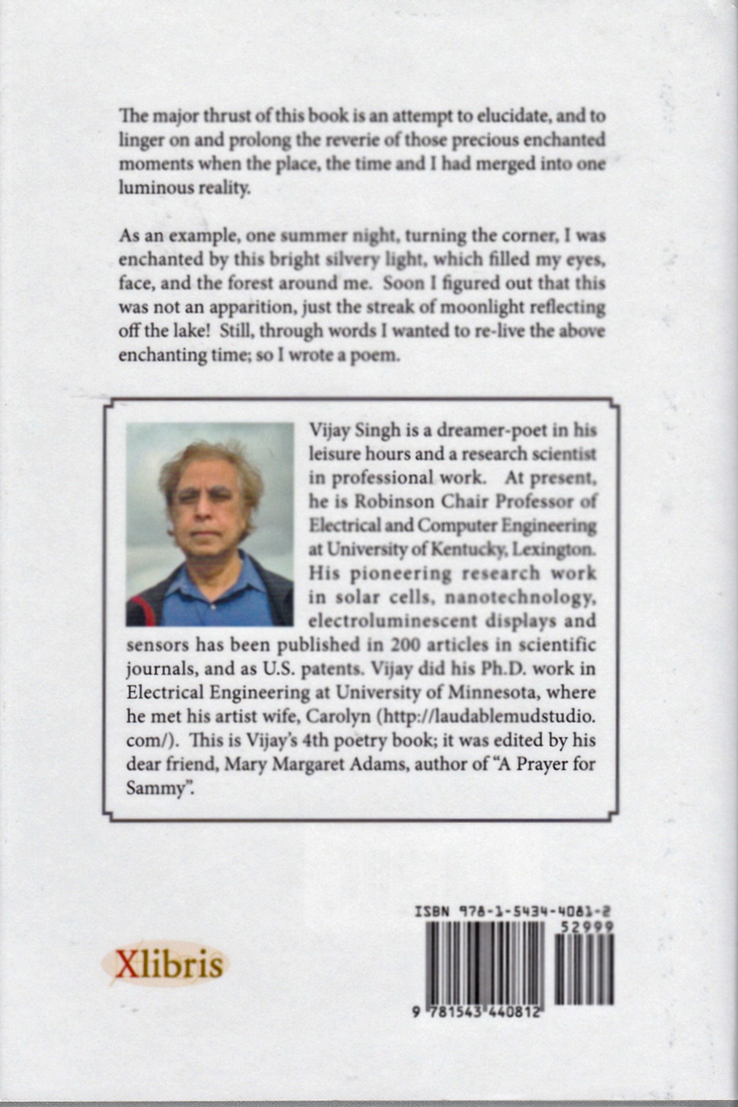 Poetry Book - River of Light by Vijay Singh, FREE domestic shipping