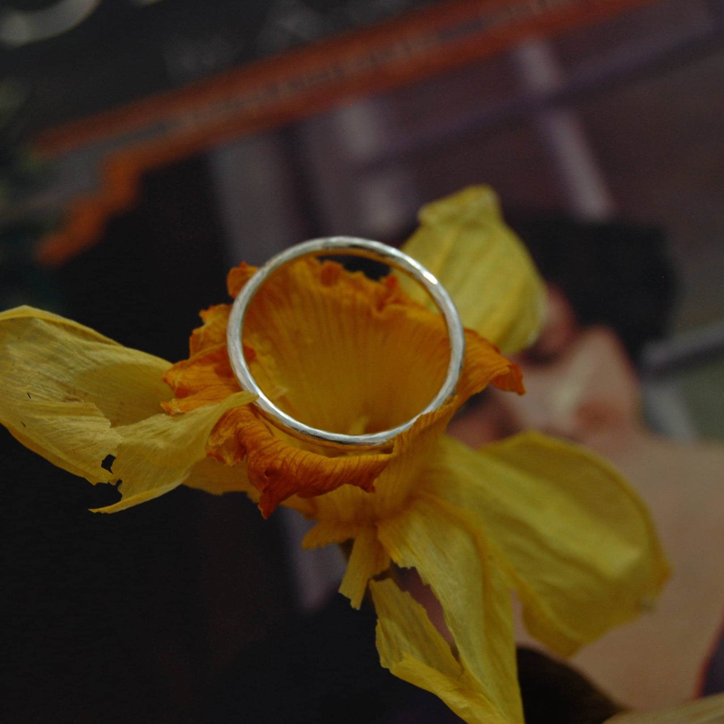 Alouette - Sterlium Plus® Silver Wedding Band Stacking Ring, FREE SHIP US