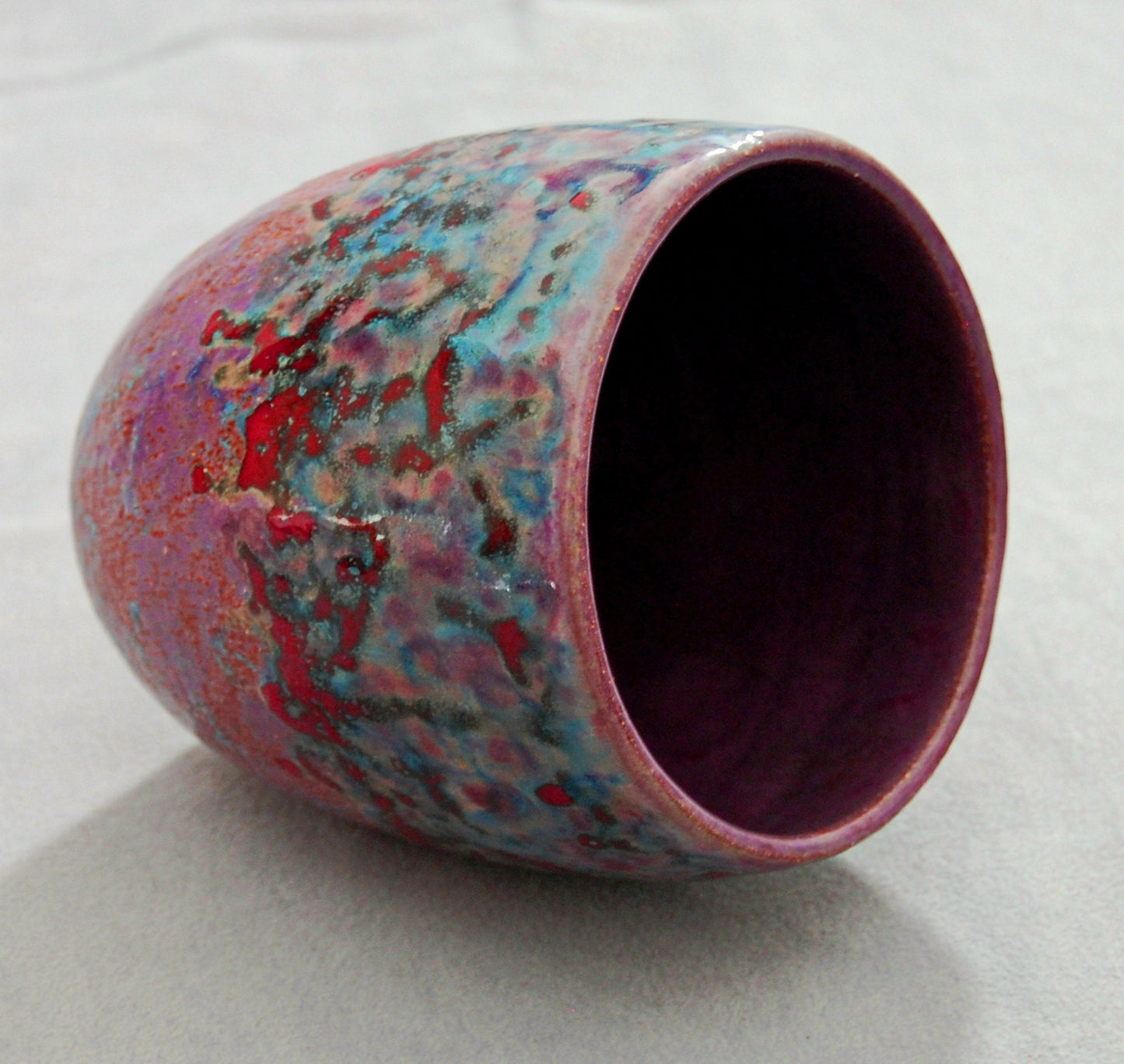 Full Circle - Versatile Handmade Stoneware Vase/Bowl - Functional and Decorative Art. FREE SHIPPING US