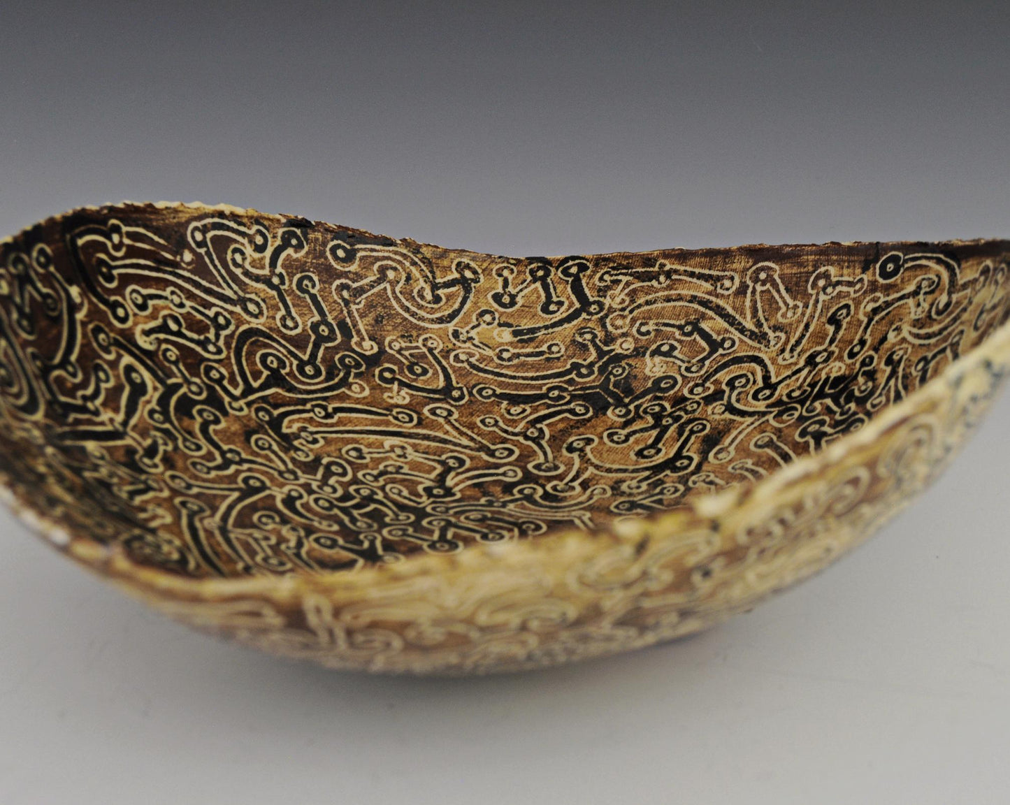 Malmsey Mambo - Ceramic Bowl; Handcrafted Dance-inspired Bowl with Free US Shipping.
