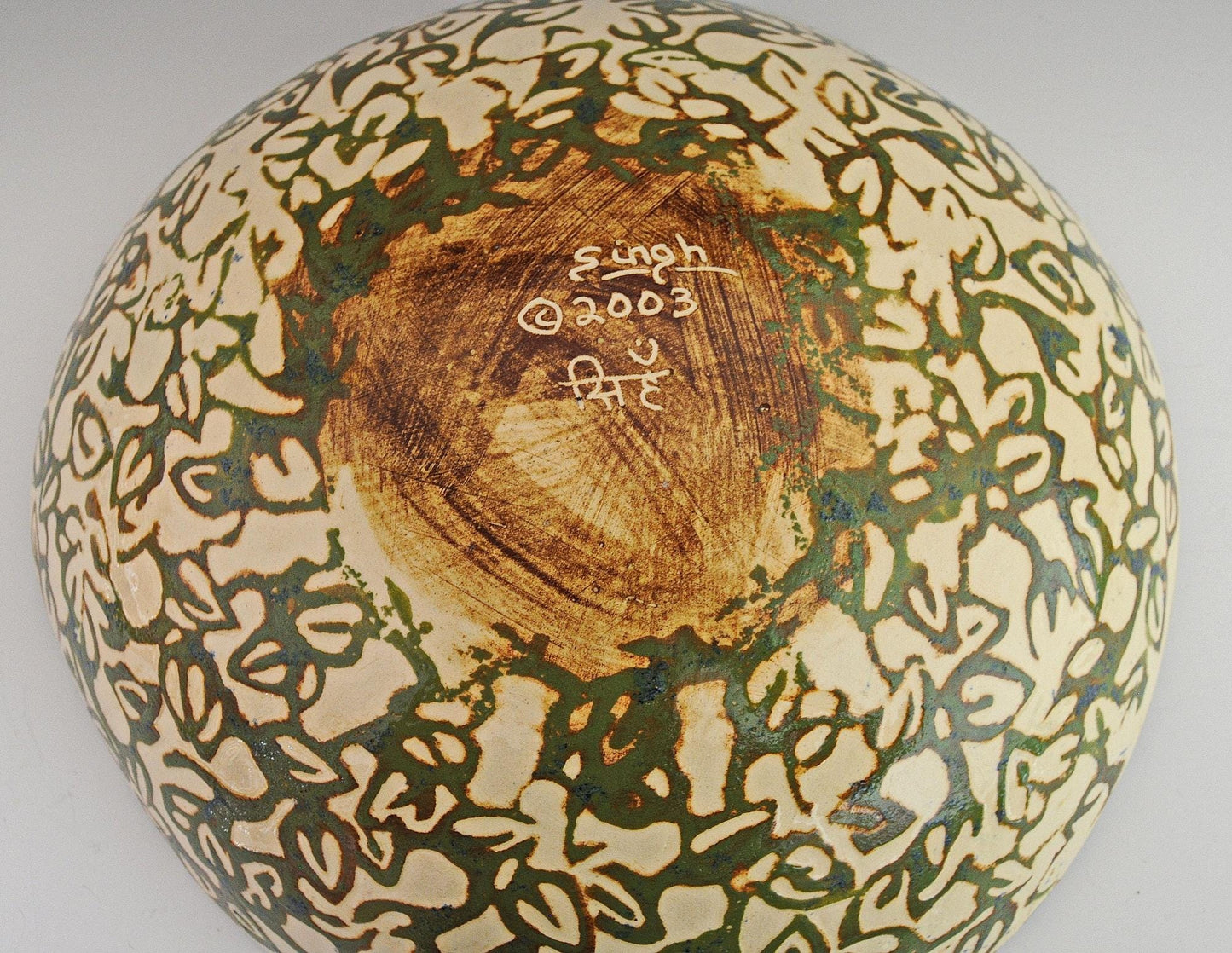 Summer Heat - Large Ceramic Serving Bowl, FREE SHIP US