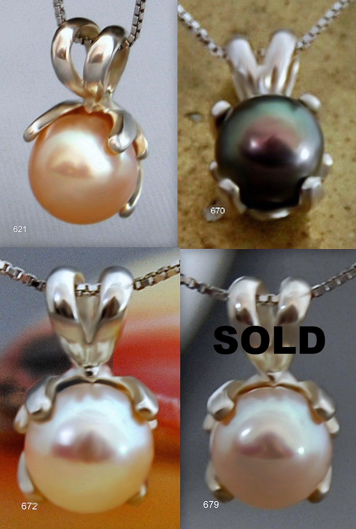 Pippin - Freshwater Pearl Pendant in Argentium® Silver