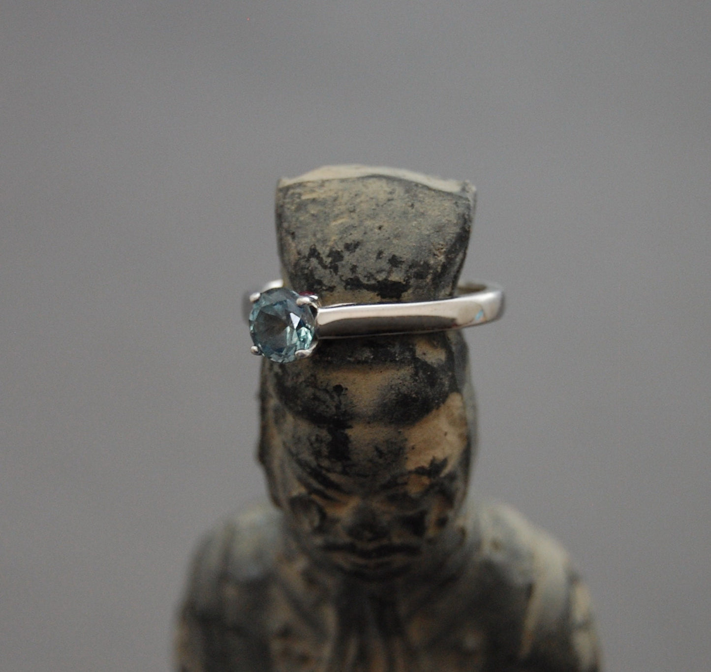 Amisha - Sapphire & Ruby Engagement Ring, Custom Order, Diamond Alternative, FREE SHIPPING US