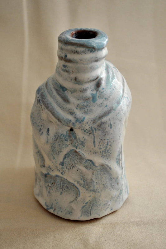 Emily - Ceramic Vase, hand built Ikebana Vase. FREE SHIPPING US.