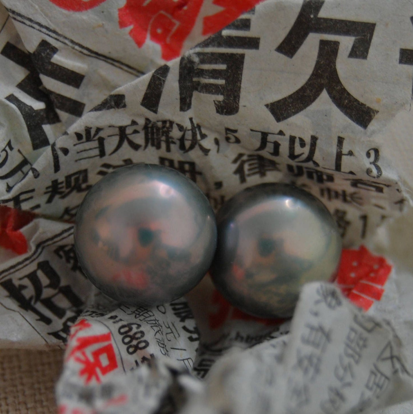 Ailsa - Rare, Large Statement Pearl Earrings, 14kt Gold