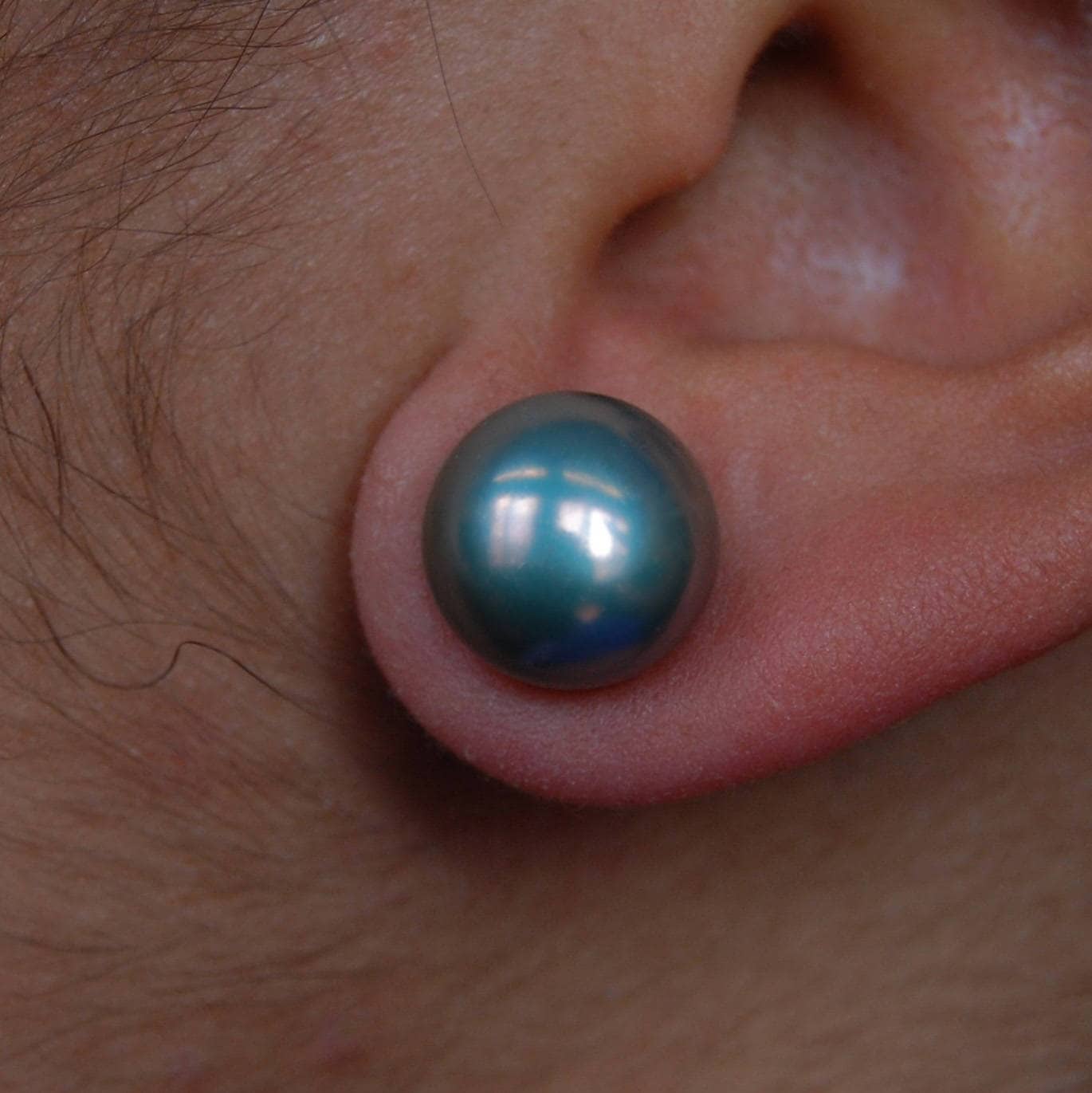 Ailsa - Rare, Large Statement Pearl Earrings, 14kt Gold