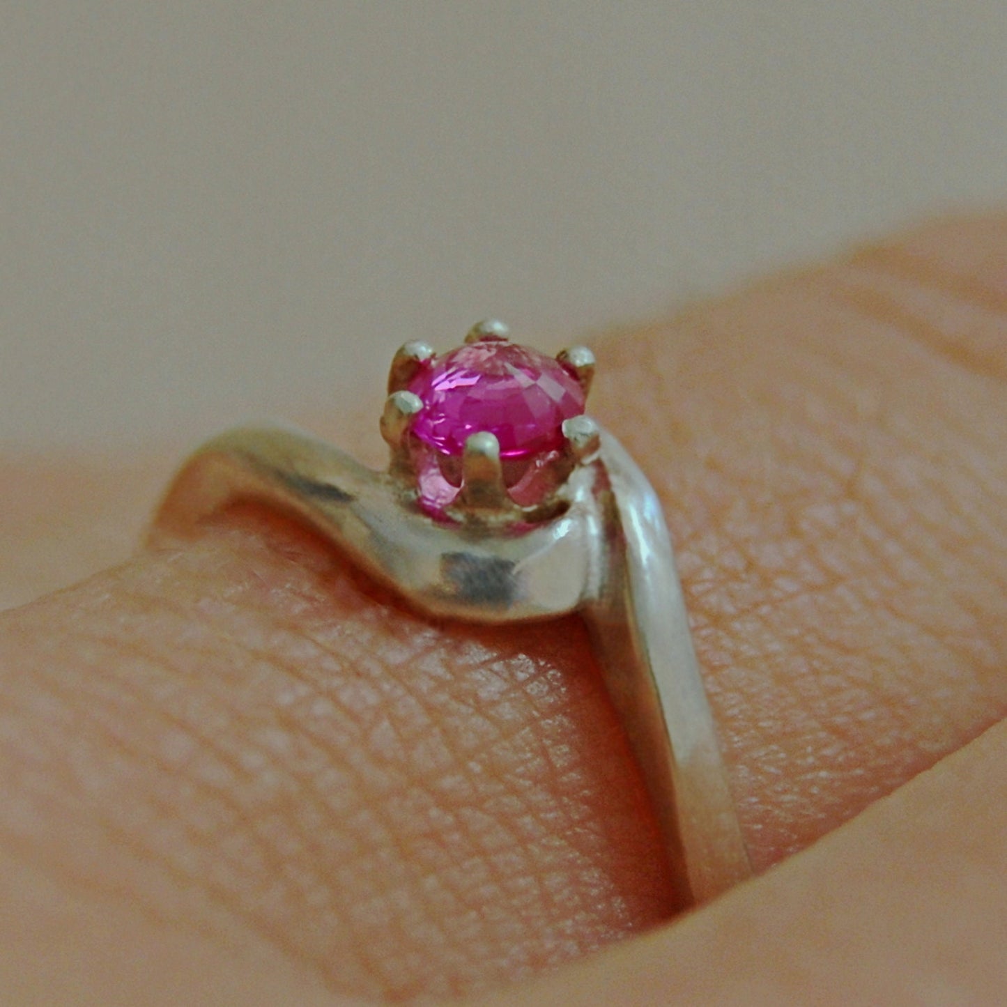 Pembe - Pink Sapphire Engagement Ring