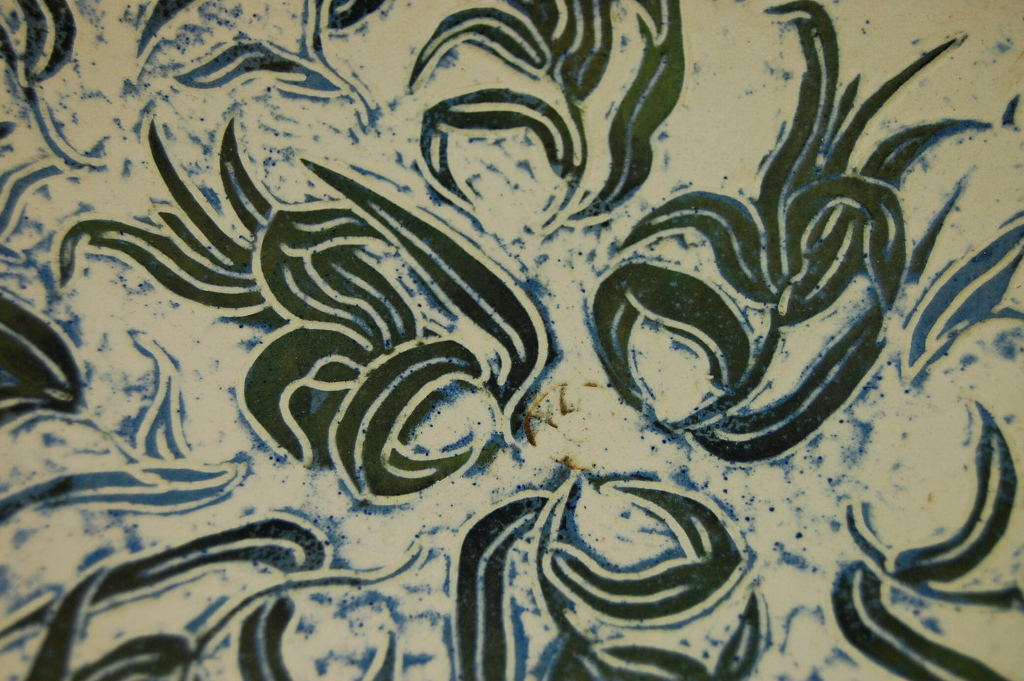 Summer Heat - Large Ceramic Serving Bowl, FREE SHIP US