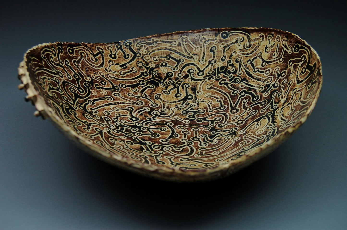 Malmsey Mambo - Ceramic Bowl; Handcrafted Dance-inspired Bowl with Free US Shipping.