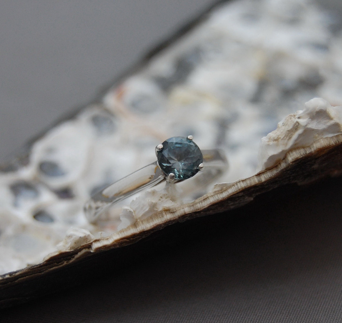 Amisha - Sapphire & Ruby Engagement Ring, Custom Order, Diamond Alternative, FREE SHIPPING US