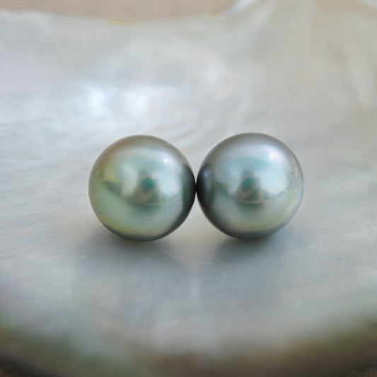 Ailsa - Rare, Large Statement Pearl Earrings, 14kt Gold