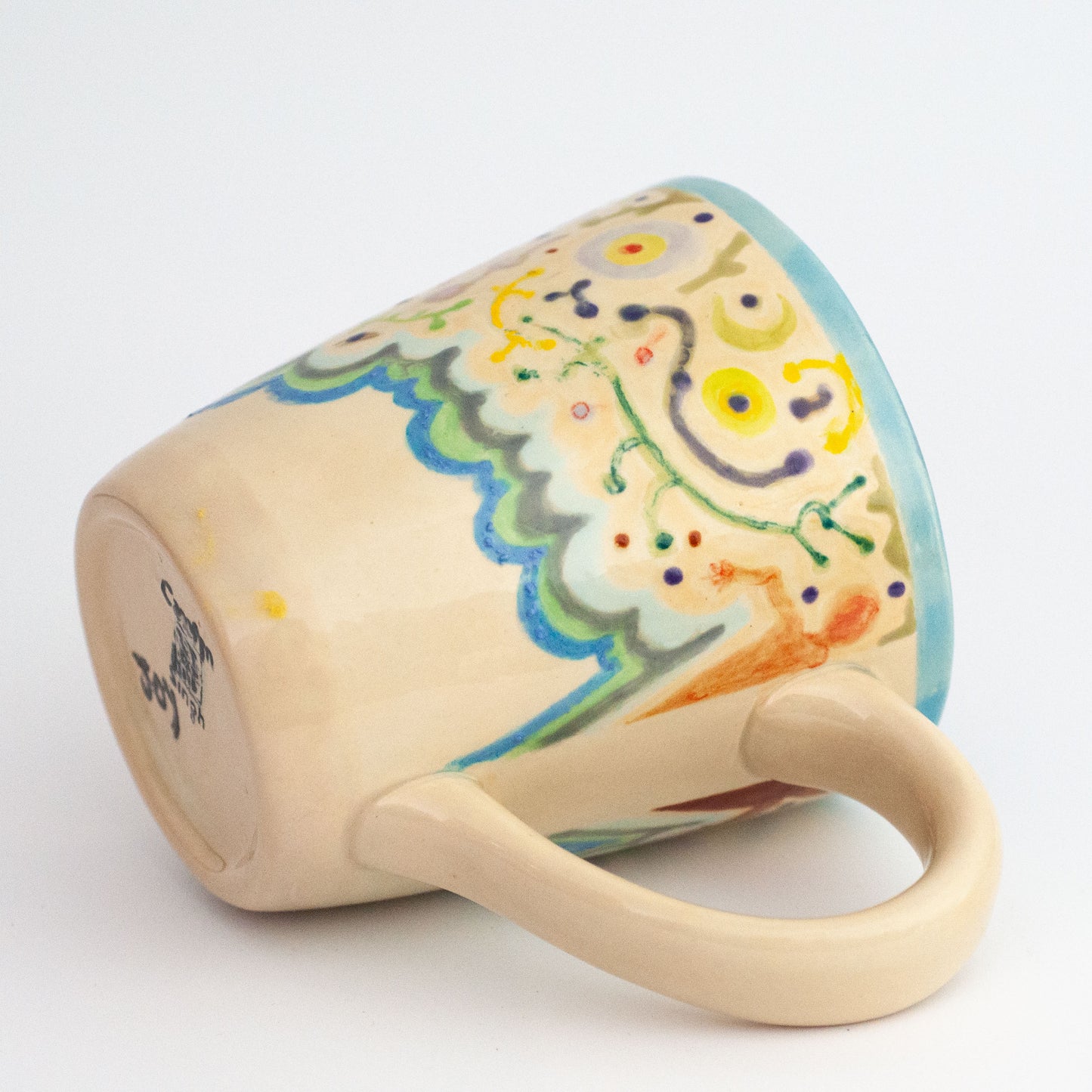 By the Shore - Ceramic mug for coffee or tea or cocoa. One of a kind.