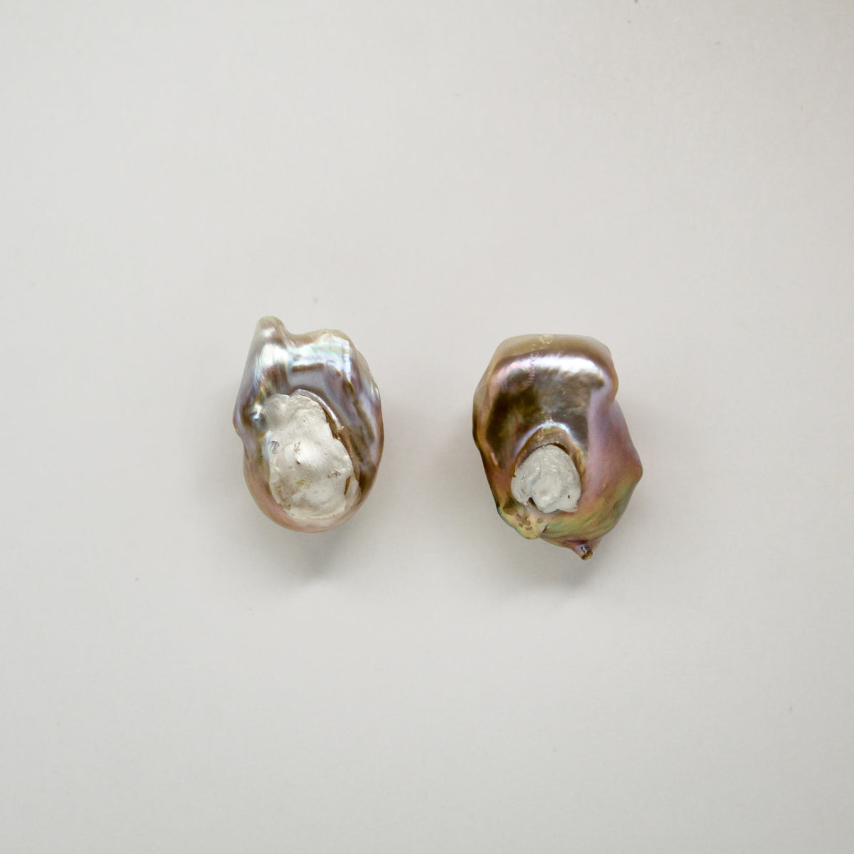 D380 - Loose Freshwater Flameball Pearls Pair.