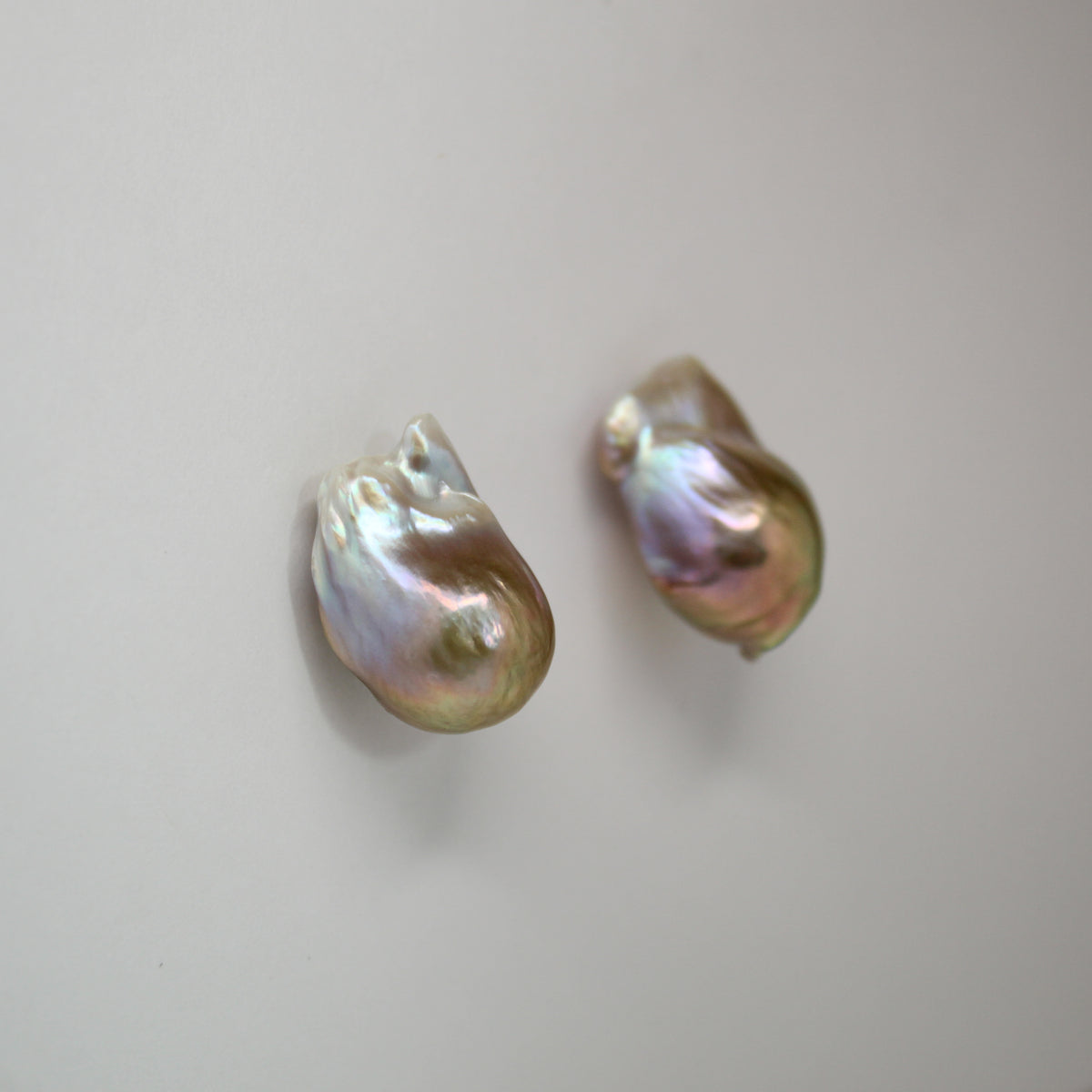 D380 - Loose Freshwater Flameball Pearls Pair.