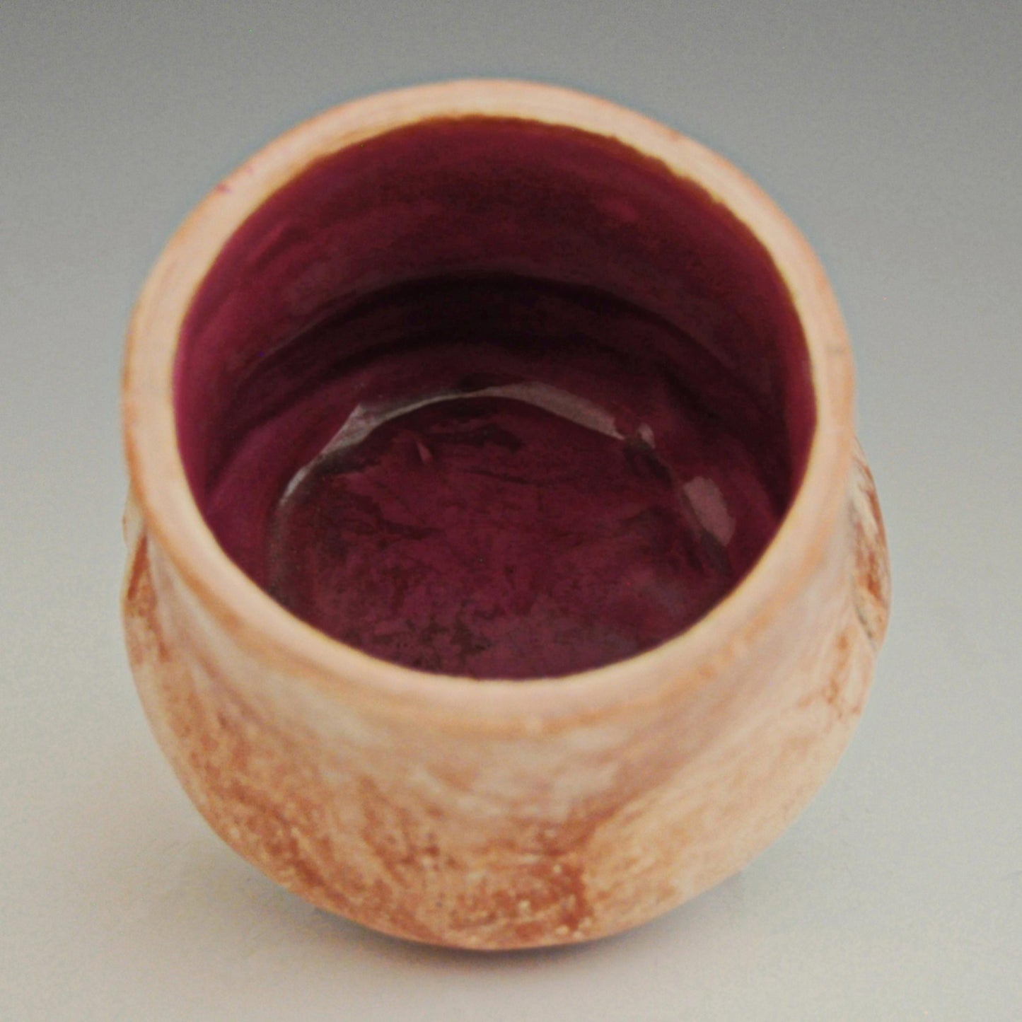 SMV - Small Marbled Vase, handmade small ceramic vase, pottery vase, paper clip holder, desk decor. Free shipping within the US.