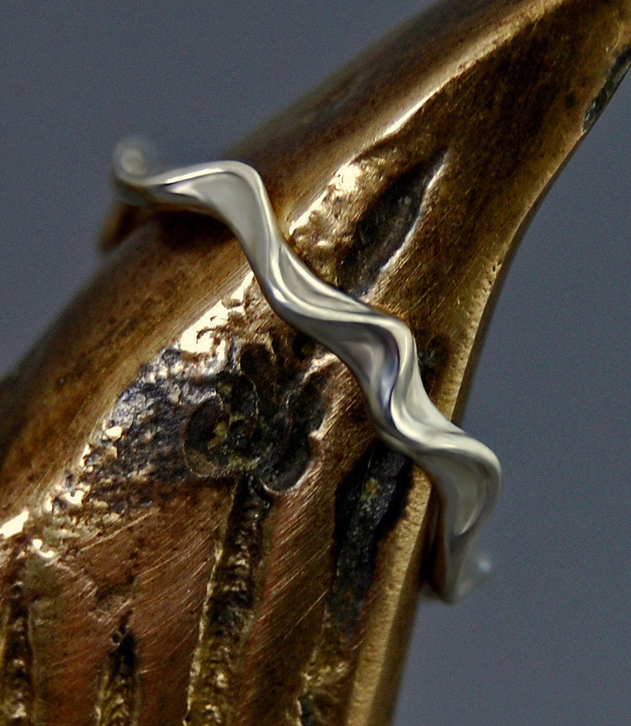 Dylana - Custom Made Stacking Ring or Wedding Bands, Gold, Silver, FREE SHIPPING US