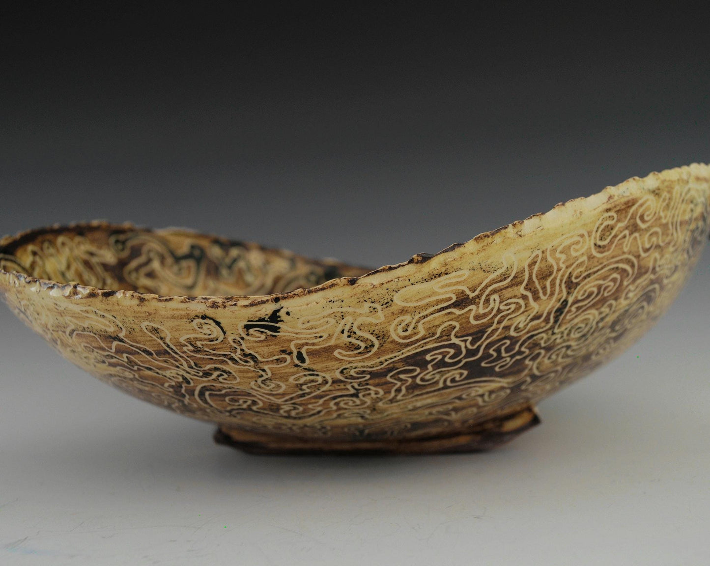 Malmsey Mambo - Ceramic Bowl; Handcrafted Dance-inspired Bowl with Free US Shipping.