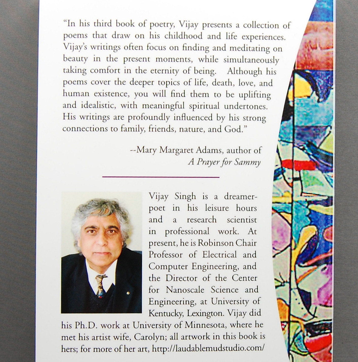 Poetry Book, Light in the Morning - Original Poetry by Vijay Singh