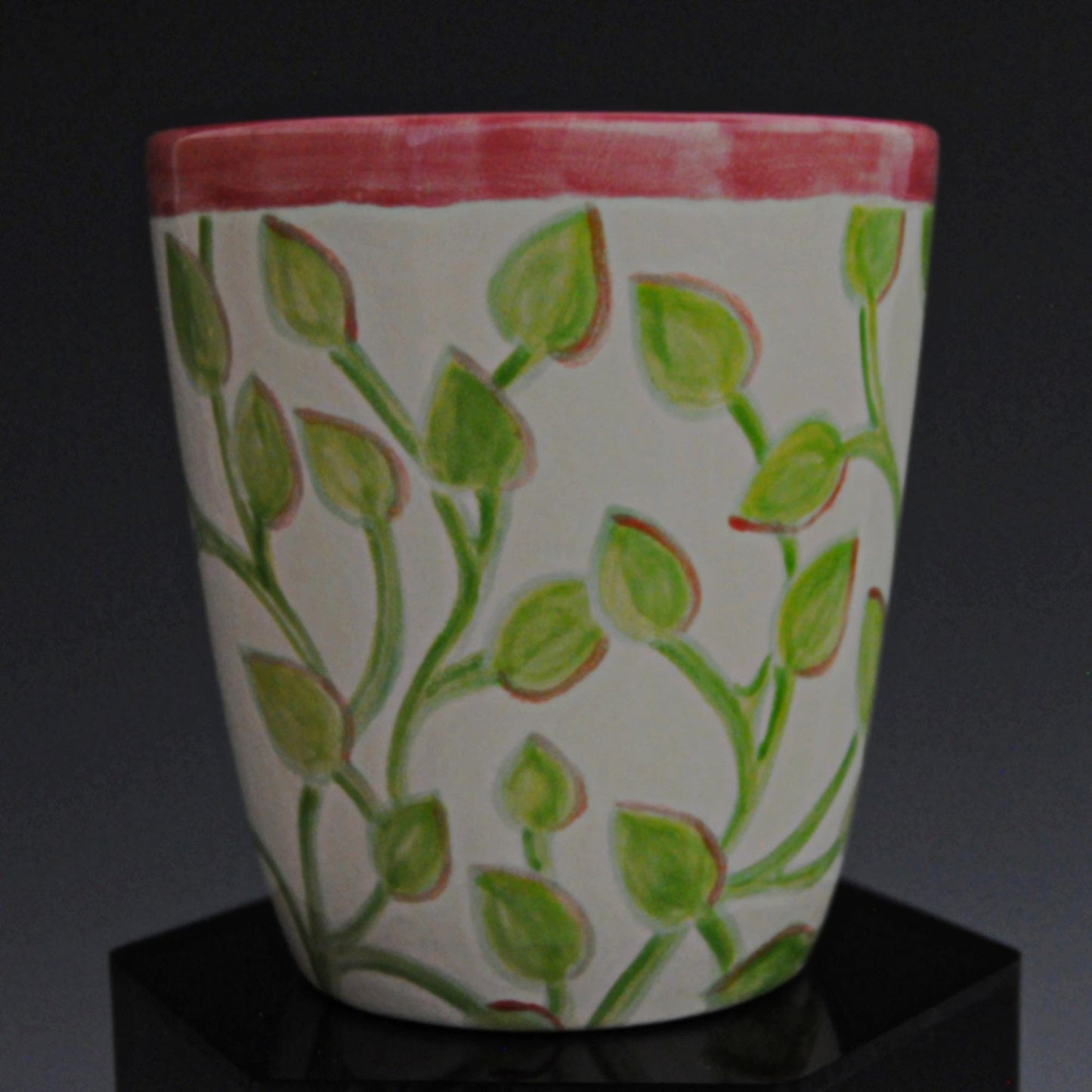 Spring Leaves - Unique Coffee Mug, hand painted mug, tea mug, FREE SHIPPING within the US.