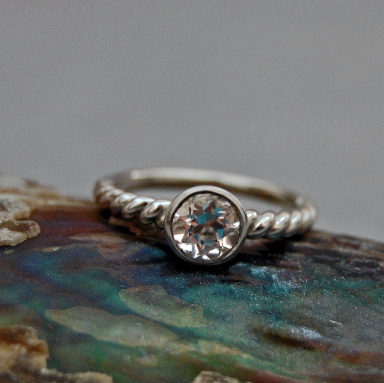 Kira - Morganite Gemstone Engagement Ring