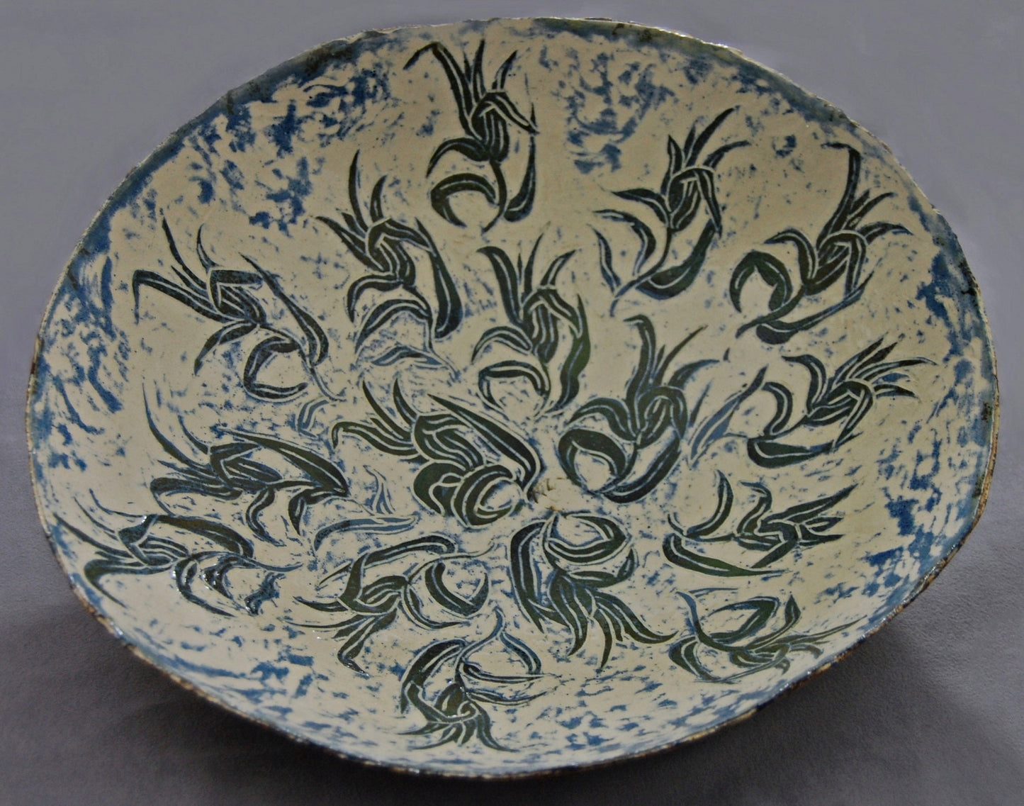 Summer Heat - Large Ceramic Serving Bowl, FREE SHIP US