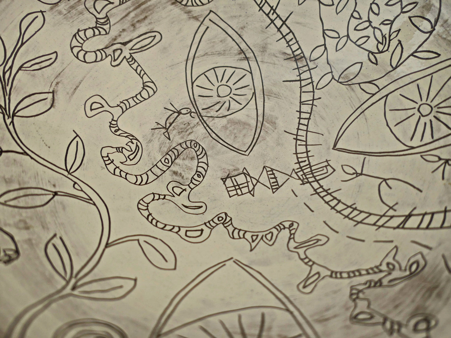 Eden - Large Ceramic Bowl, FREE SHIPPING US