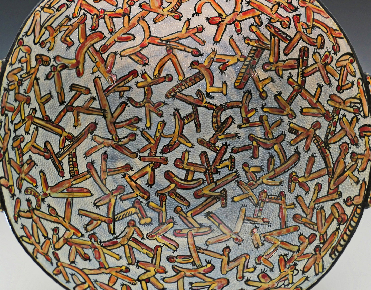 New Mexico Dreamtime - Large Ceramic Bowl, fruit bowl, FREE SHIPPING US