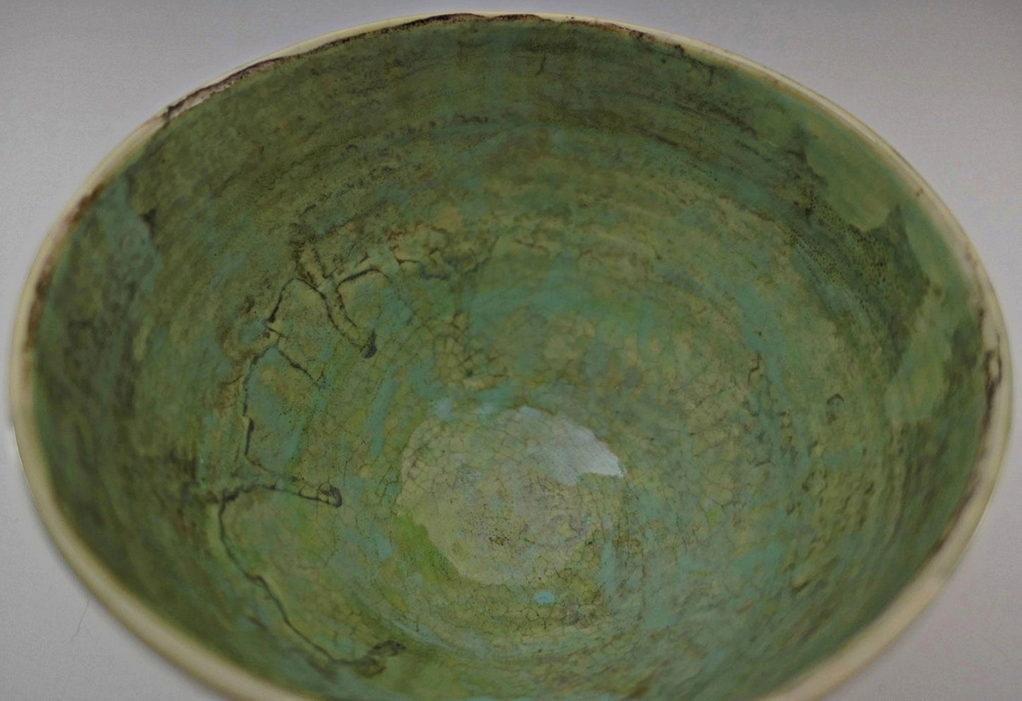 Poppies Red As Roses - Handmade Stoneware Bowl - Perfect for Serving or Display - Free Shipping US.