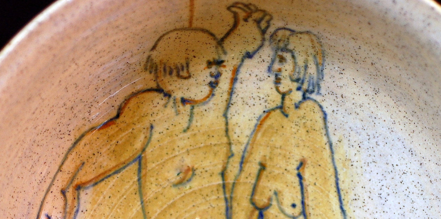 Conversation - Ceramic Serving Bowl, FREE SHIPPING US