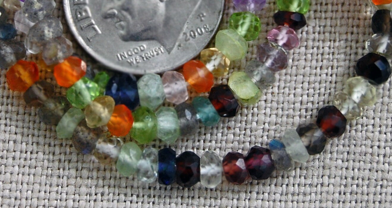 D322 - Loose Multi-color Gemstone Beads