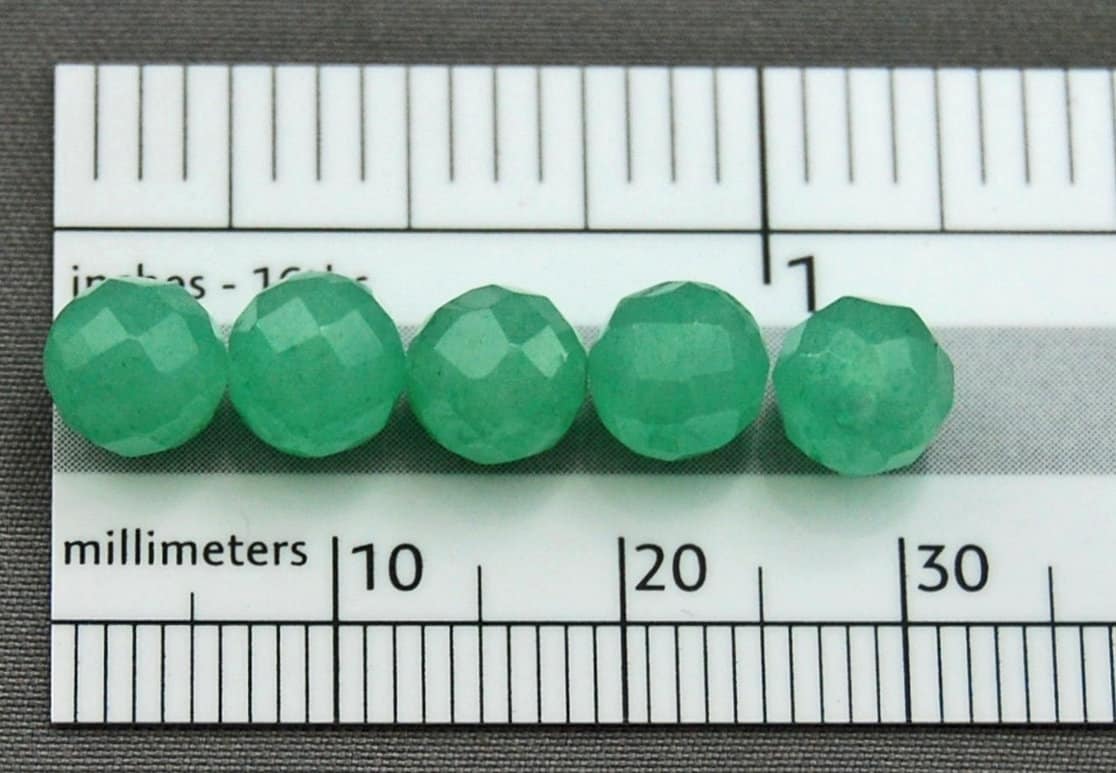 D115 - Loose Gemstone Beads, Faceted Aventurine