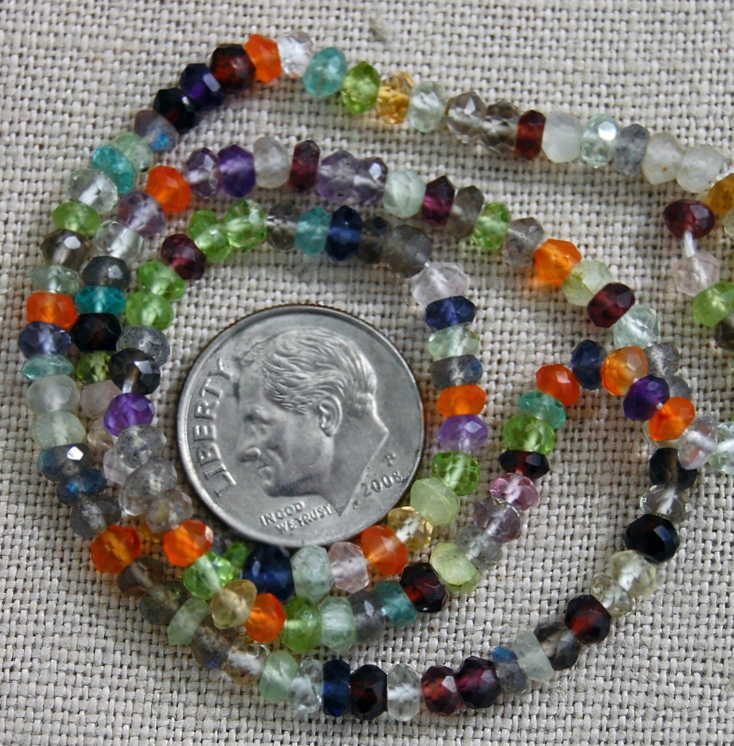 D322 - Loose Multi-color Gemstone Beads