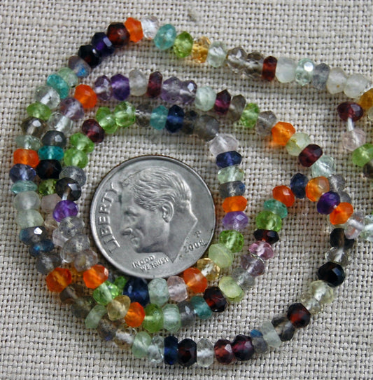 D322 - Loose Multi-color Gemstone Beads