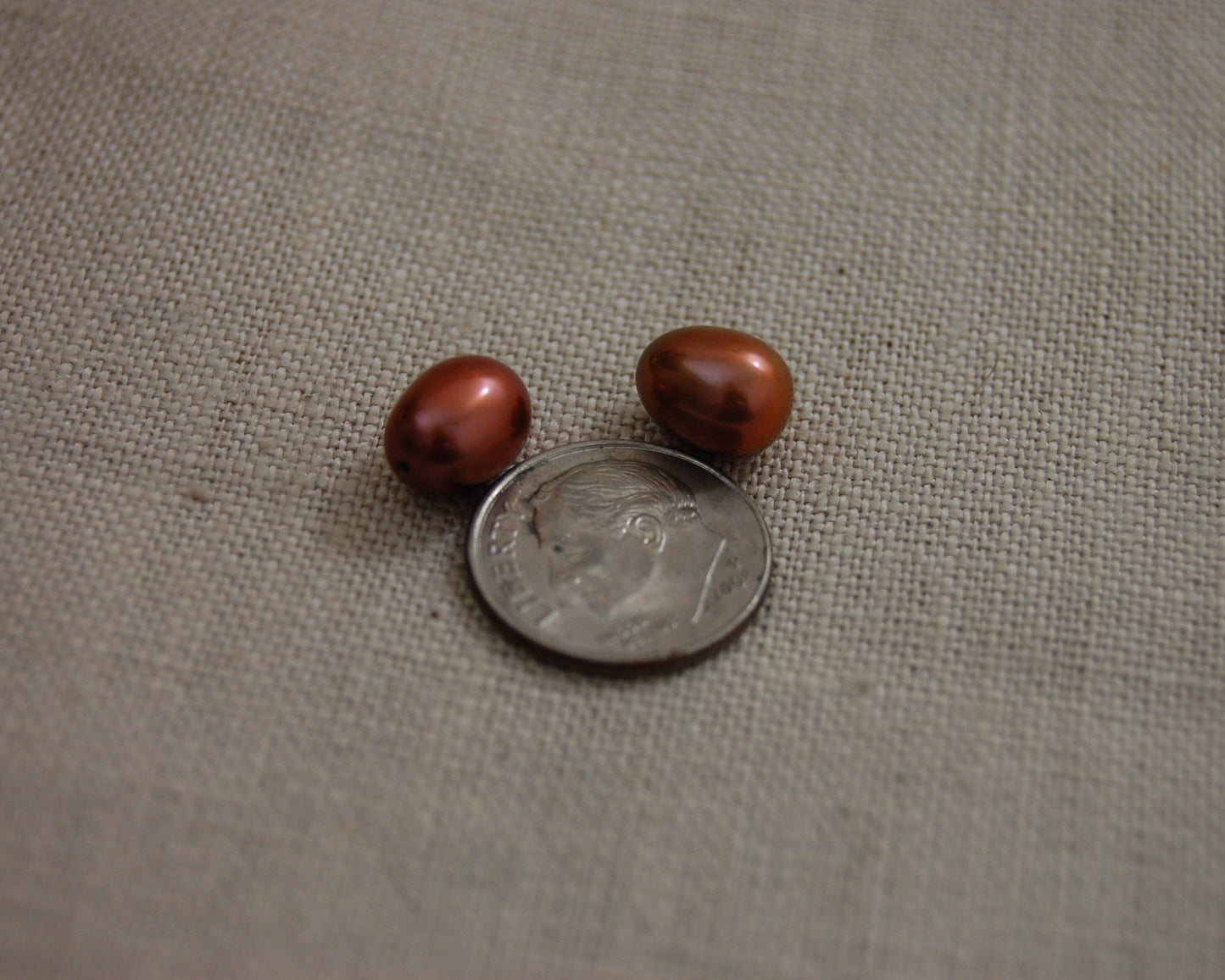 D286 - Loose Well Matched Freshwater Pearl Earring Pair