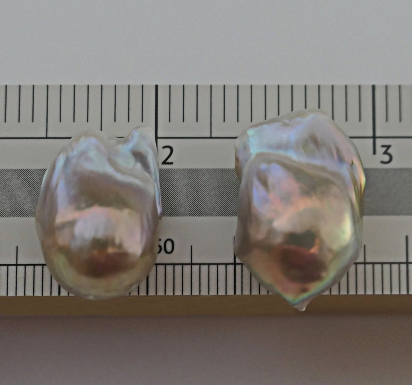 D380 - Loose Freshwater Flameball Pearls Pair.