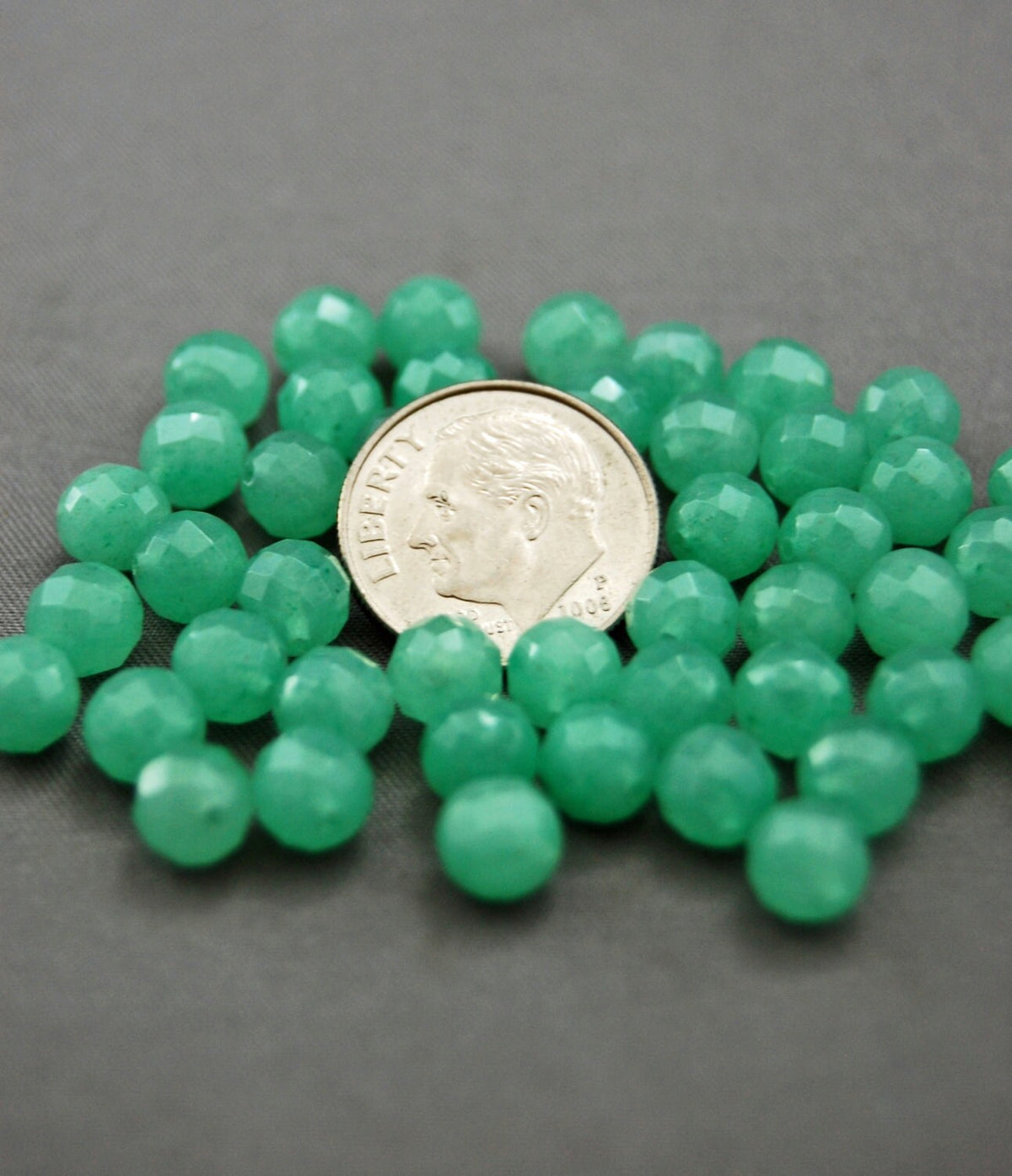 D115 - Loose Gemstone Beads, Faceted Aventurine