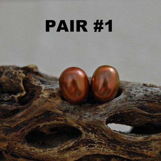 D362 - Loose Freshwater Pearls, Well Matched AAA Grade Pairs for Earrings