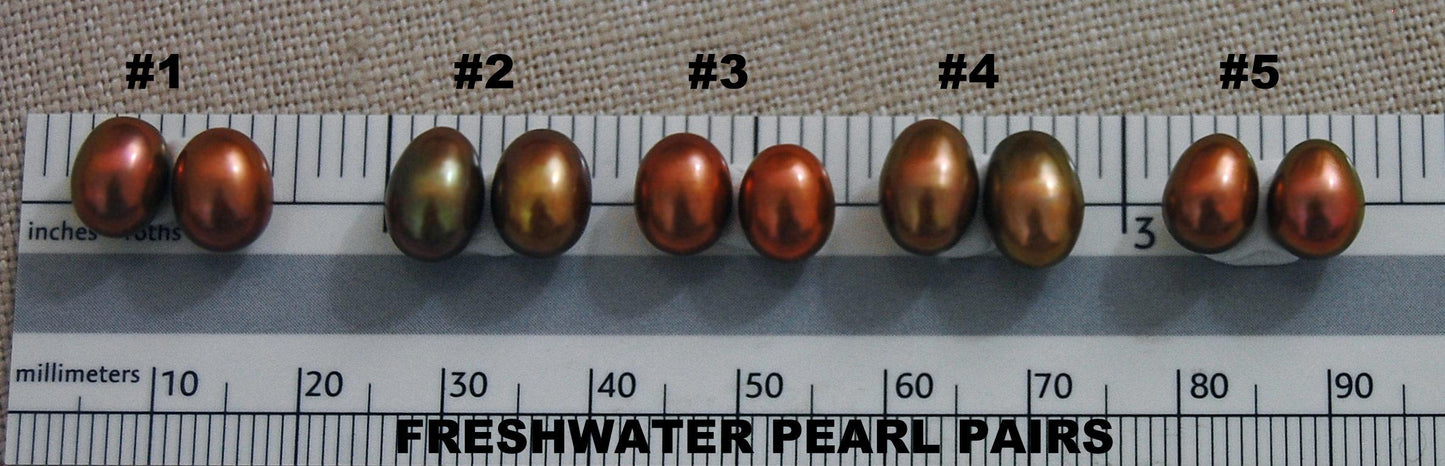D362 - Loose Freshwater Pearls, Well Matched AAA Grade Pairs for Earrings