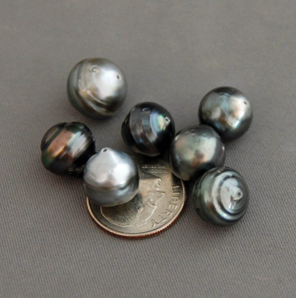 D186 - Loose Tahitian Pearls, Peacock Pearls