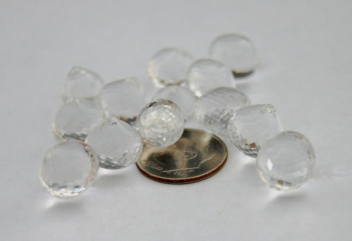 D199 - Loose Crystal Quartz Gemstone Beads